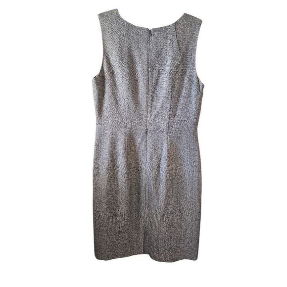 Pendleton Blue tweed silk blend sheath dress sz 10 - Picture 2 of 5